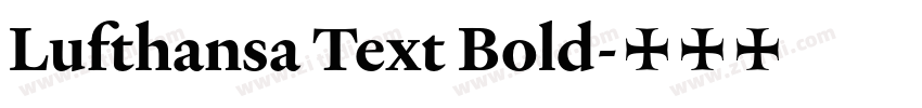 Lufthansa Text Bold字体转换